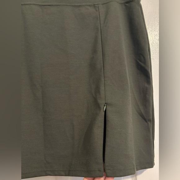 NWOT NY & Company Olive Green Mini Skirt - Picture 3 of 3